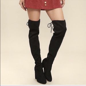 Lulus New Thigh High Boots size 7.5 and 9